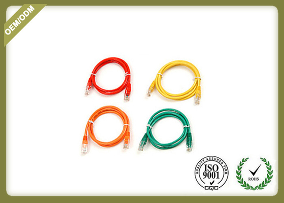 Cat5e UTP Ethernet Network Patch Cord With RJ45 Connector Various Color Jacket supplier