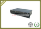 2U 16 Slots Media Converter Rack Mount Chassis With Dual Power For Card Type supplier