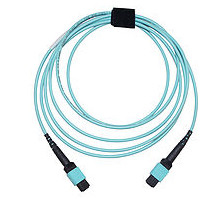 Multi Colored Multimode MPO Fiber Optic Patch Cord Jumper With LSZH Jacket supplier