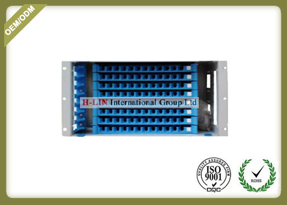 Waterproof 5U 96 Ports Fiber Optic Distribution Box For Telecommunication / Network supplier
