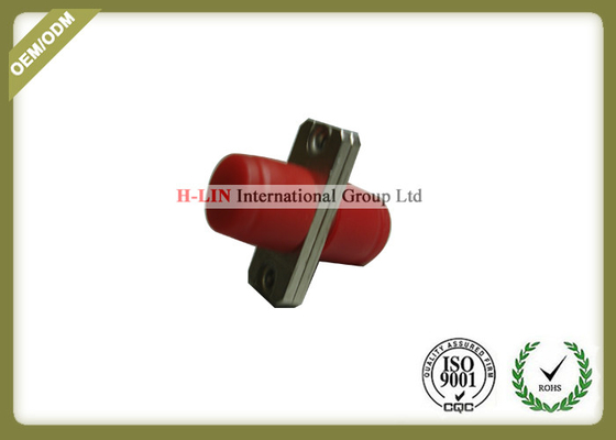 Rectangle FC Fiber Optic Adapter , Optical Cable Connector Plastic Body ROHS supplier