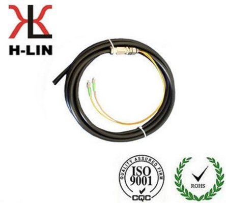 1 Core 2 Core 4 Core Pigtail Fiber Optic Cable With SC FC APC Connector Waterproof supplier