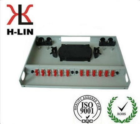 1U Metal Ftth Telecommunication Fiber Optic Distribution Box Frame Easy Operation supplier