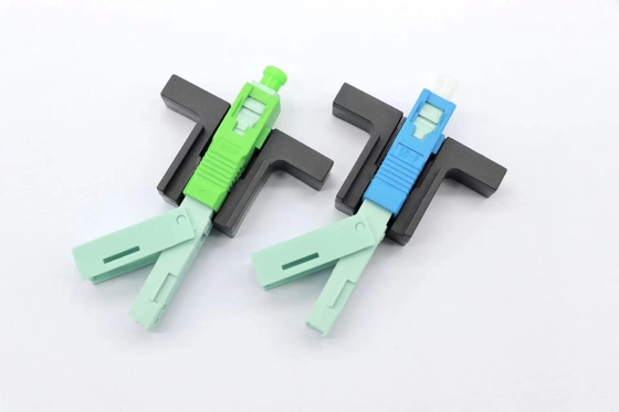 SC Singlemode UPC APC Fast Fiber Optic Connectors For FTTH Network supplier