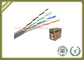 UTP Cat5e  4 pairs 24awg Solid bare copper  Lan Cable 305m Pull Box supplier