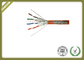 SFTP Cat7 Lan Cable 23AWG Bare Copper 1000Ft 305M per Reel with Grey Jacket  or Customized colour supplier