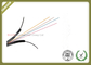 4 Core FTTH Fiber Optic Cable Single Mode GJXFH  LSZH jacket FTTH indoor fiber optical cable supplier