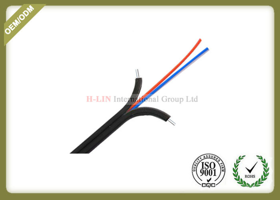 LSZH 2core  G657 Bow type FTTH fiber cable with PVC or LSZH jacket supplier