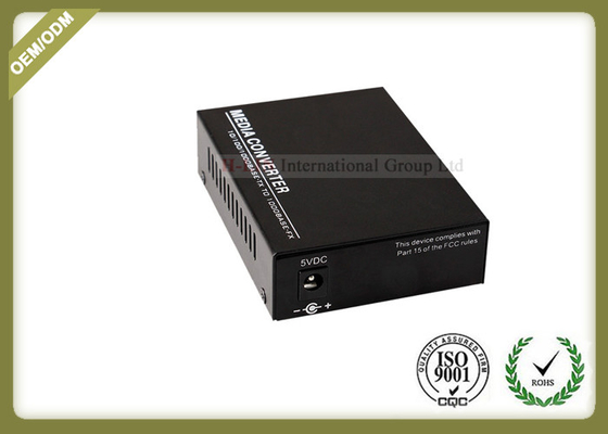 Gigabit 10/100/1000M Fiber Optic Media Converter with SC or SFP Port with 20~80km supplier