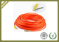 12 Core Multimode Indoor Fiber Optic Cable PVC Jacket Orange Color supplier