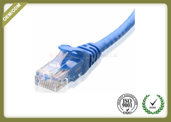 Cat6 UTP Network Patch Cord RJ 45 Connection Pure Copper PE Jacket supplier