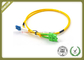 LC UPC To SC APC Single Mode Fiber Cable Duplex 9/125 Wavelength With OFNR Jacket supplier