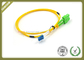 LC UPC To SC APC Single Mode Fiber Cable Duplex 9/125 Wavelength With OFNR Jacket supplier