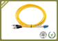 Singlemode Duplex Fiber Optic Patch Cord PVC/LSZH Jacket Yellow Colour supplier