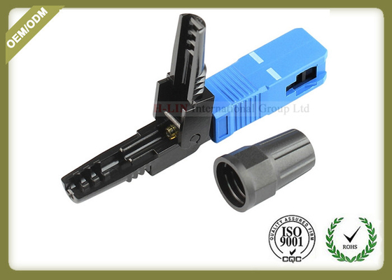 Professional Fiber Optic Accessories SC UPC SM MM Fiber Fast Connector 52~55mm Length supplier