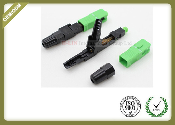 SC Singlemode UPC APC Fast Fiber Optic Connectors For FTTH Network supplier