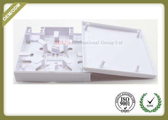 Optical Socket FTTH Distribution Terminal Box Wall Plate Outlets 2 Port supplier