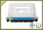 Rack Wall Mount Fiber Optic Splitter Cassette / Card Type SC UPC Connector supplier