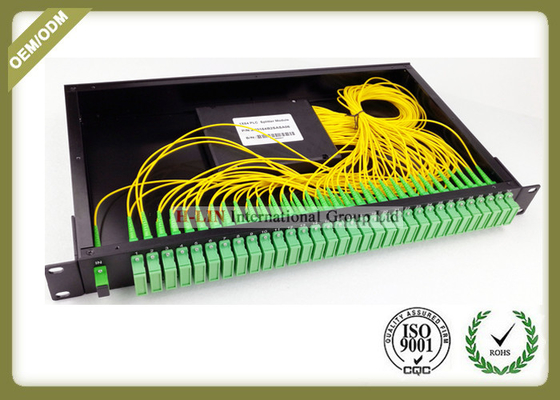 1U 19&quot; Rack Mounted Fiber Optic Splitter Box 1X32 Sigle Mode High Return Loss supplier