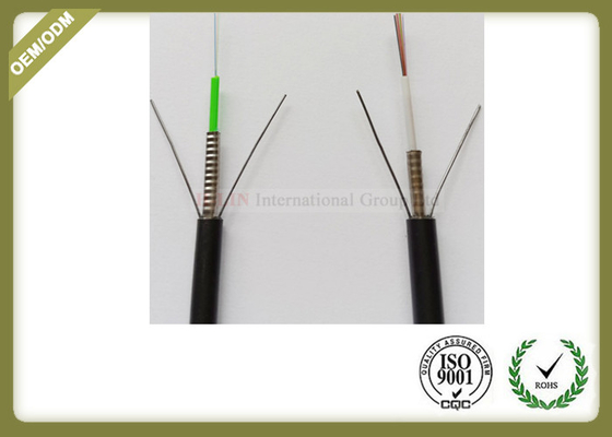 Armored Central Loose Tube Fiber Optic Cable 2 Parallel Steel Wire supplier