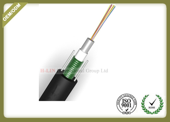 GYXTW Outdoor Fiber Optic Cable 8 Cores PE Jacket For Duct / Aerial supplier