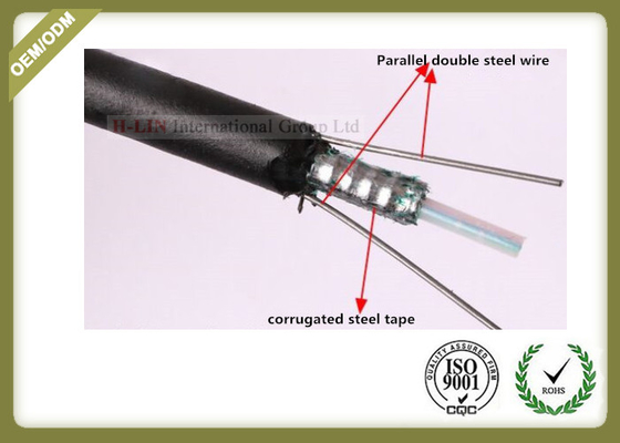 GYXTW Outdoor Fiber Optic Cable 8 Cores PE Jacket For Duct / Aerial supplier