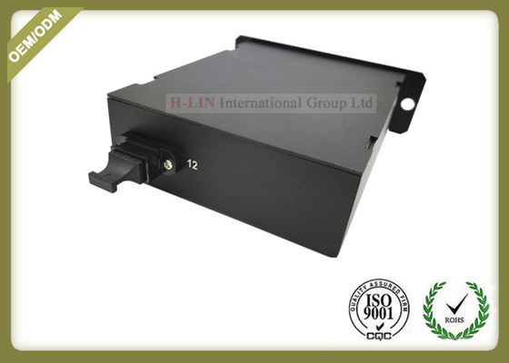 MPO - LC Cold - Roll Steel Fiber Optic Distribution Box 50 / 125 OM3 Load With Patch Panel supplier