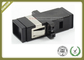 MTRJ SM MM Fiber Optic Cable Adapter  Black Color SC Footprint  ABS Material supplier