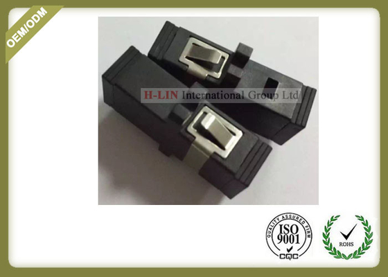 MTRJ SM MM Fiber Optic Cable Adapter  Black Color SC Footprint  ABS Material supplier