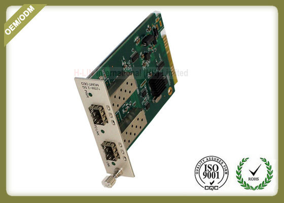 125M ~ 2.5G Optical Media Converter , 2 SFP Port 2U Rackmount Chassis supplier