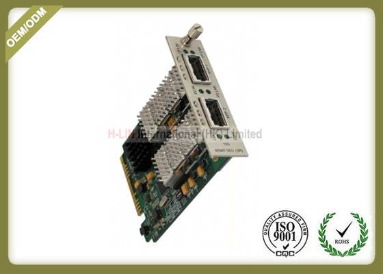 Controllable Card Type Fiber Optic Media Converter 10G With Two XFP Ports supplier