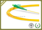 LC / APC Pigtail Fiber Optic Cable Single Mode 0.9mm Simplex With Green Tip supplier