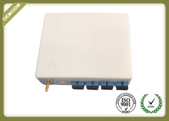 Small Size Fiber Optic Termination Box SC Adapters White Color For FTTH supplier