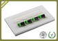 Slanting ABS Fiber Optic Faceplate FC / LC Interface 4 Port  For FTTH System supplier