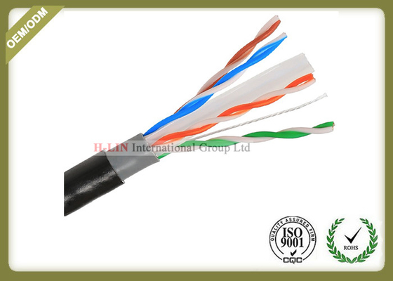 Cat6 UTP Outdoor Network Patch Cord Cable Custom Length With RJ45 Plug Copper Conductor supplier