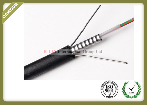 Single Mode Armored Fiber Optic Cable Crush Resistance For Long Distance Communication supplier