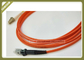 2M Multimode Fiber Optic Patch Cord Dual Core 50 / 125 With Orange Color supplier