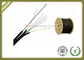 Black Color FTTH Fiber Optic Cable Non - Metal Strength Member With LSZH Outer Jacket supplier