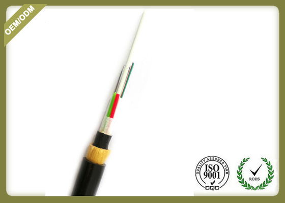 ADSS All Dielectric Self Supporting Aerial Cable 2 ~ 144 Core With Double Jacket supplier