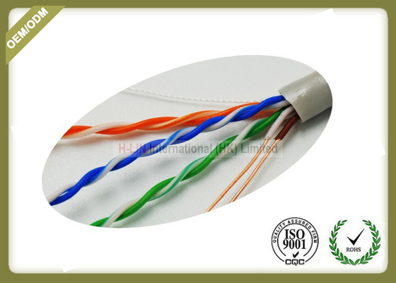 305m / Roll Cat5e UTP Network Cable 4 * 2 * 0.45mm Pass Fluke Test With Real OD supplier