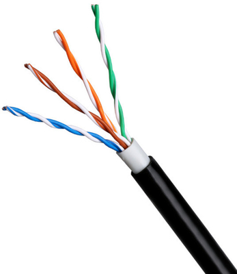 305 Meters Network Fiber Cable , Unshielded Twisted Pair Cable 0.5mm Diameter supplier