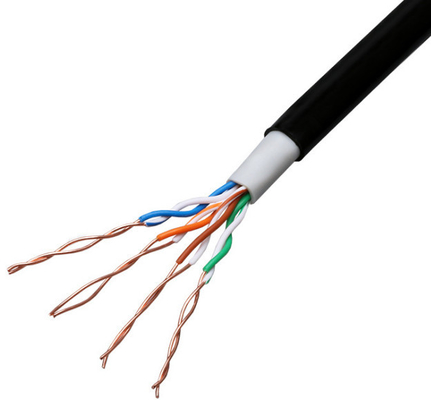 305 Meters Network Fiber Cable , Unshielded Twisted Pair Cable 0.5mm Diameter supplier