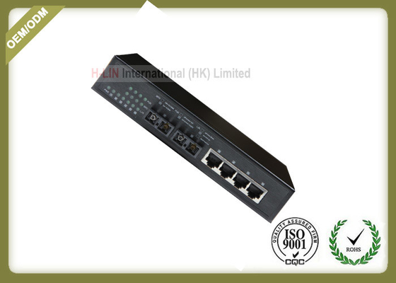 RJ45 Ethernet Port Fiber Optic Media Converter 10/100/1000M Unmanaged Ethernet Switch supplier