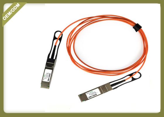 3.3V SFP Fiber Module Network 40G AOC Compatible QSFP+ AOC Om3 Active Optical Cables supplier