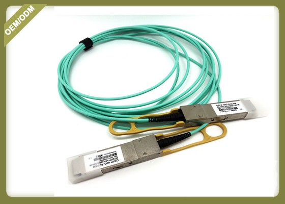 3.3V SFP Fiber Module Network 40G AOC Compatible QSFP+ AOC Om3 Active Optical Cables supplier