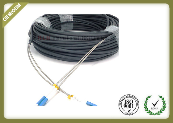 CPRI  LC to LC FTTA outdoor fiber optic patch cord duplex 7mm diameter for outdoor use supplier